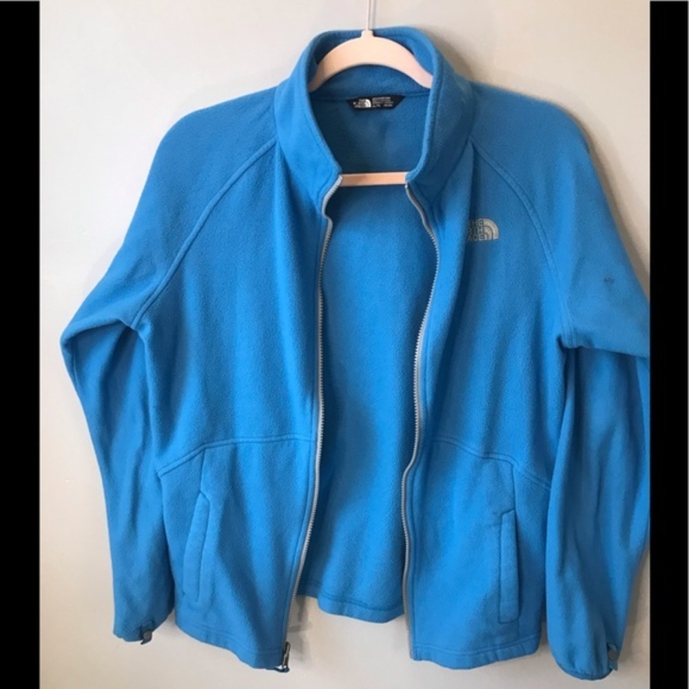 The north face zip up jacket
